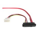 StarTech.com Câble Adaptateur SAS SFF 8482 vers SATA avec Alimentation LP4 - 46 cm