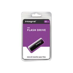 Integral INFD32GBBLK lecteur USB flash 32 Go USB Type-A 2.0 Noir