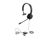 Jabra Evolve 20 Casque Avec fil Arceau Bureau/Centre d'appels USB Type-A Noir