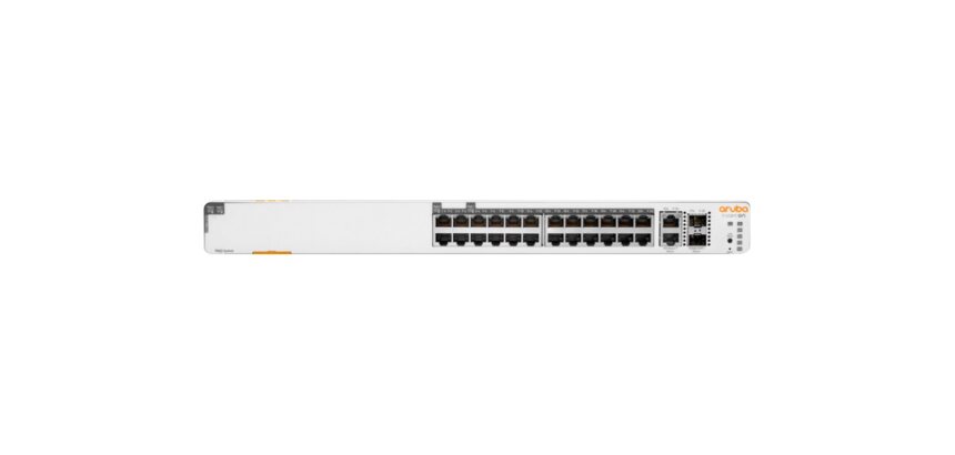 HPE Aruba Networking Networking Instant On Switch 20p Gigabit CL4 4p Gigabit CL6 PoE 2p 10GBT 2p SFP+ 370W 1960