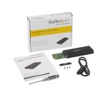 StarTech.com Boîtier USB 3.1 (10 Gb/s) pour SSD SATA M.2 NGFF avec câble USB-C - Aluminium