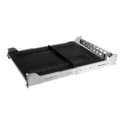StarTech.com Étagère Coulissante 2U pour Serveur avec Bras de Gestion des Câbles - Profondeur de Montage Réglable de 27,6 à 31,6 pouces - 50kg - Étagère 19" pour Rack d'Équipement - Profondeur 24 Pouces