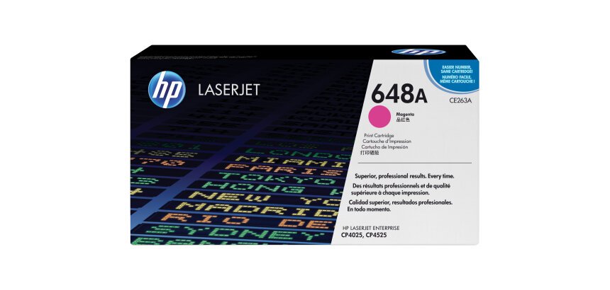 HP 648A - magenta - origineel - LaserJet - tonercartridge (CE263A)