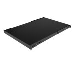 StarTech.com Étagère Réglable pour Montage en Rack Serveur 1U - 150 kg - Profondeur de Montage Réglable de 49,5 à 97,4cm Plateau Universel pour rack d'équipement AV/réseau 19" - Profondeur 69,8 cm