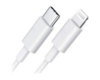DLH Cable USB-C vers Apple lightning certifie MFI 1m 3.25A 65W max blanc