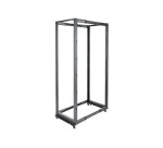 StarTech.com Rack Serveur Mobile 42U à 4 Montants, Rack Réseau 19" à 4 Montants avec Roulettes, Rack Roulant avec Profondeur Ajustable pour PC/AV/Données/IT - Roulettes, Pieds de Mise à Niveau ou Montage au Sol