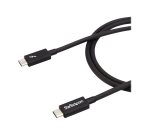StarTech.com Câble Thunderbolt 3 (20 Gb/s) USB-C de 1 m - Compatible Thunderbolt, USB et DisplayPort - M/M