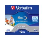 Verbatim 43736 disque vierge Blu-Ray BD-R 50 Go 10 pièce(s)