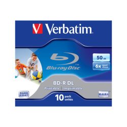 Verbatim 43736 disque vierge Blu-Ray BD-R 50 Go 10 pièce(s)