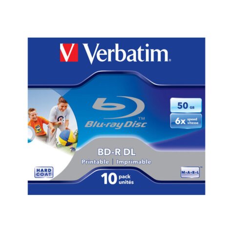 Verbatim 43736 disque vierge Blu-Ray BD-R 50 Go 10 pièce(s)