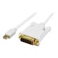 StarTech.com Câble Adaptateur Mini DisplayPort vers DVI-D Actif 1,8 m - 1920 x 1200 - Blanc