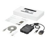 StarTech.com Adaptateur crash cart pour PC portable avec boîtier durable - Console KVM USB avec transfert de fichier et acquisition vidéo
