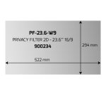 Port Designs 900234 filtre anti-reflets pour écran et filtre de confidentialité 59,9 cm (23.6") Moniteur