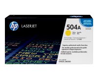 HP 504A toner LaserJet jaune authentique