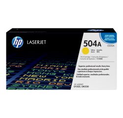 HP 504A toner LaserJet jaune authentique