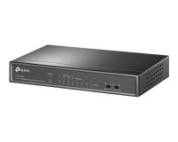 TP-Link TL-SF1008LP commutateur réseau Non-géré Fast Ethernet (10/100) Connexion Ethernet, supportant l'alimentation via ce port (PoE) Noir