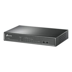 TP-Link TL-SF1008LP commutateur réseau Non-géré Fast Ethernet (10/100) Connexion Ethernet, supportant l'alimentation via ce port (PoE) Noir