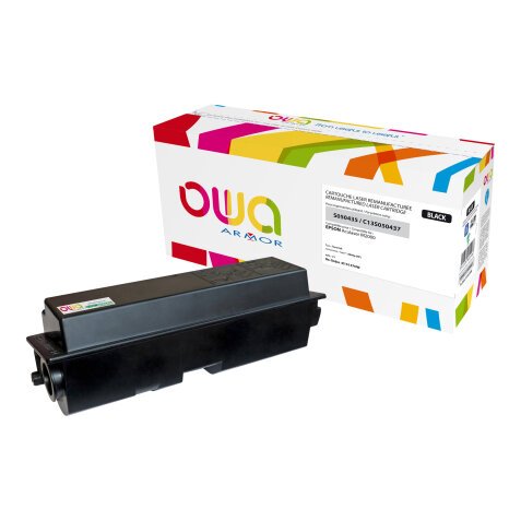 Toner remanufacturé OWA - haute capacité - Noir - pour EPSON C13S050435, C13S050437