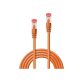 Lindy 47809 câble de réseau Orange 2 m Cat6 S/FTP (S-STP)