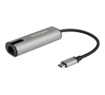 StarTech.com Adaptateur 2.5GbE USB C vers Ethernet NBASE-T NIC - Réseau Multi-Vitesse USB 3.0 Type C 2.5/1 Gigabit/100 Mbps/Portable USB 3.1 vers RJ45/LAN Compatible TB3/MacBook Pro Surface