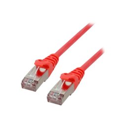 MCL FCC6ABMSHF-3M/R/10 câble de réseau Rouge Cat6a S/FTP (S-STP)