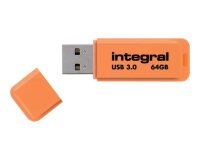 Integral clé USB Néon 64 Go Usb 3.2 (USB-A) Orange