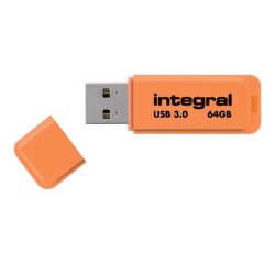 Integral clé USB Néon 64 Go Usb 3.2 (USB-A) Orange