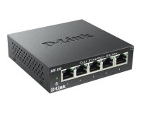 D-Link DES-105 Non-géré L2 Noir