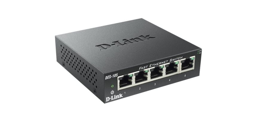 D-Link DES-105 Non-géré L2 Noir