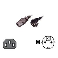 MCL Power Cable Black 3.0m Noir 3 m