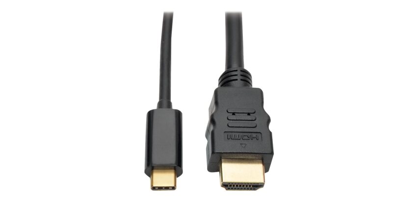 Tripp Lite U444-006-H câble vidéo et adaptateur 1,8 m USB Type-C HDMI Noir