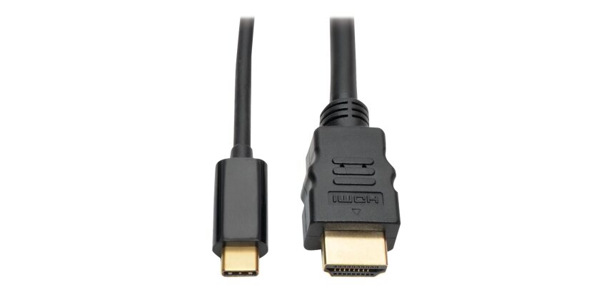 Tripp Lite U444-006-H câble vidéo et adaptateur 1,8 m USB Type-C HDMI Noir