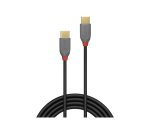 Lindy Câble USB 2.0 Type C de 2m, PD 60W, Anthra Line
