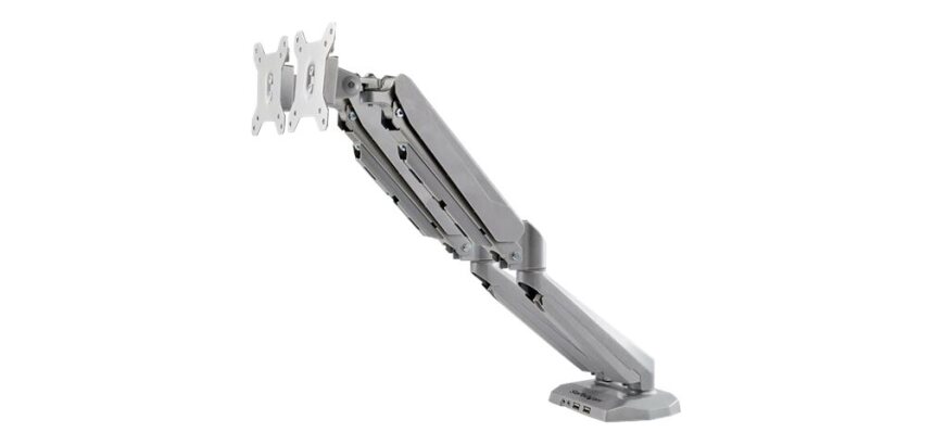 StarTech.com Double bras pour écrans PC - Double affichage - Avec 2x USB passthrough et 3,5 mm audio - Pour moniteurs VESA de 38 cm à 81 cm