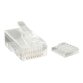 StarTech.com CRJ45C6STR50 connecteur de fils RJ-45 Transparent
