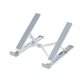 StarTech.com Support Pliable pour Ordinateur Portable - Support Ergonomique pour PC Portable Réglable en Hateur - Support Inclinable avec Cadre en Aluminium Ventilé Supportant 10kg - Rehausseur pour PC Surélevé