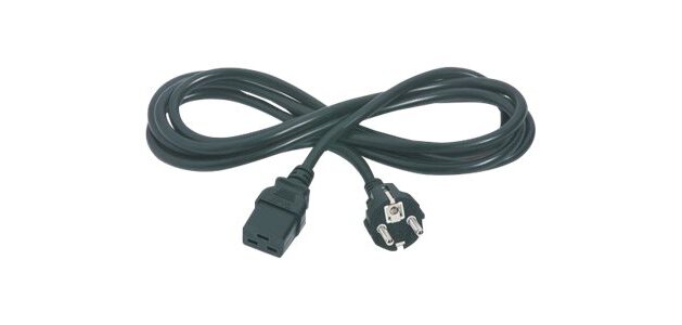 APC , Power Cord, C19 to CEE/7 Schuko, 2.5m