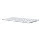 Apple Magic clavier Universel USB + Bluetooth Anglais américain Aluminium, Blanc