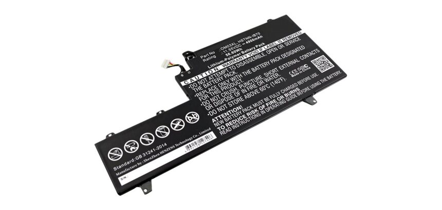 DLH Batterie Li-Pol 11.55V 4900mAh 57Wh - 0M03XL / OM03XL / OMO3XL / 863167-171 / 863167-1B1 / 863280-855 / HSN-I04C / HSTNN-IB70 / HSTNN-IB7O / OM03057XL