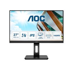 AOC P2 U27P2 écran plat de PC 68,6 cm (27") 3840 x 2160 pixels 4K Ultra HD LED Noir