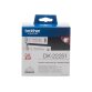 Ruban continu papier adhésif 62 mm x 15,24 m impression bicolore Noir&Rouge/Blanc DK22251