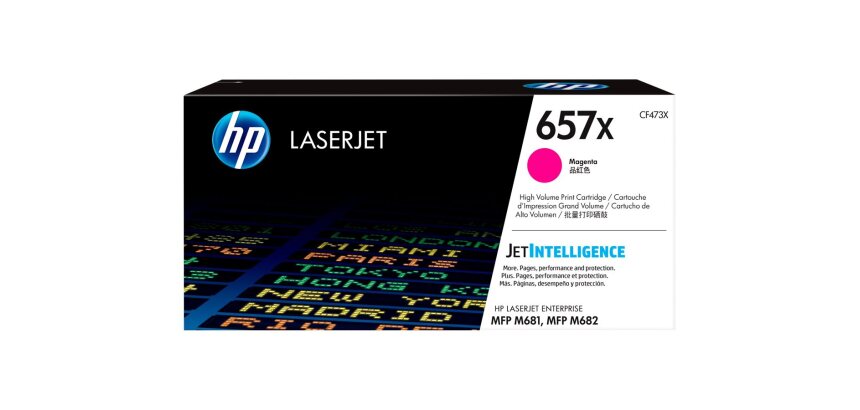 HP 657X - à rendement élevé - magenta - original - LaserJet - cartouche de toner (CF473X)