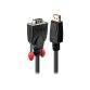 Lindy 41942 câble vidéo et adaptateur 2 m VGA (D-Sub) DisplayPort Noir