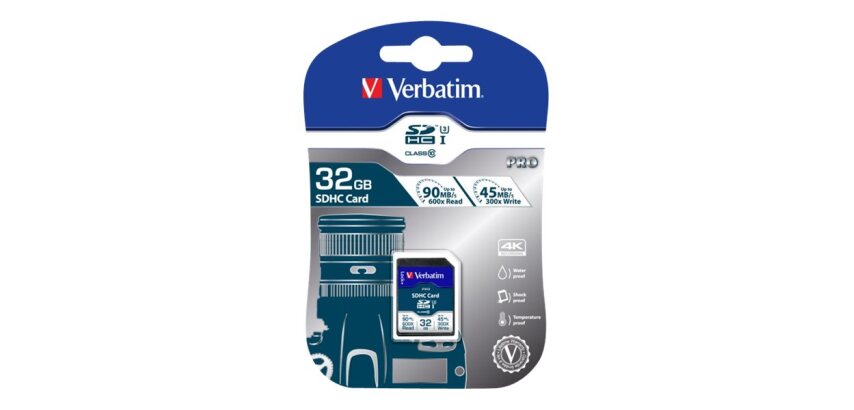 Verbatim PRO - Flash-Speicherkarte - 32 GB - SDHC UHS-I