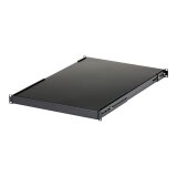 StarTech.com Étagère Réglable pour Montage en Rack Serveur 1U - 150 kg - Profondeur de Montage Réglable de 49,5 à 97,4cm Plateau Universel pour rack d'équipement AV/réseau 19" - Profondeur 69,8 cm