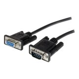StarTech.com Câble série DB9 RS232 noir en liaison directe 1 m - M/F