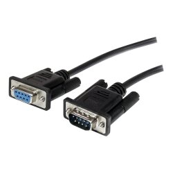 StarTech.com Câble série DB9 RS232 noir en liaison directe 1 m - M/F
