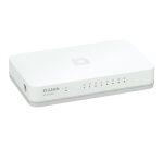 D-Link GO-SW-8G/E commutateur réseau Non-géré Gigabit Ethernet (10/100/1000) Blanc