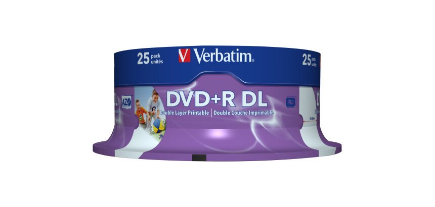 Verbatim - DVD+R DL x 25 - 8.5 GB - storage media
