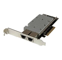 StarTech.com Carte réseau PCI Express à 2 ports 10GBase-T Ethernet avec chipset Intel X540
